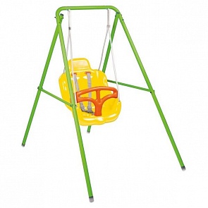 Подвесные качели 2 в 1 на металлической раме (Dolu, 3009)